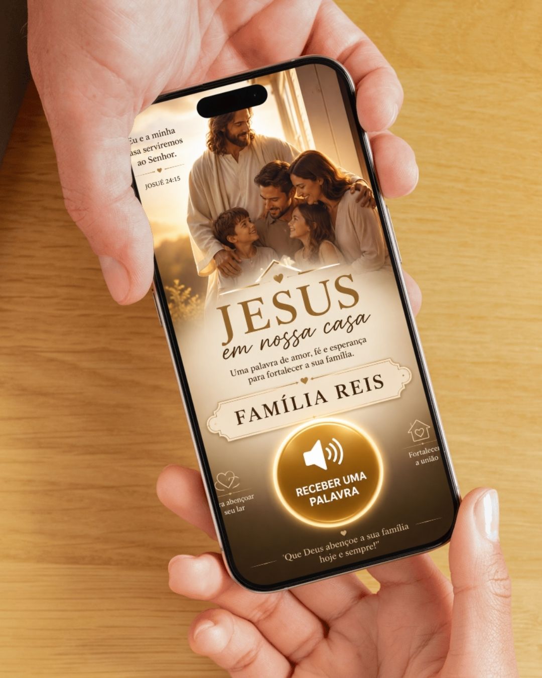 Print do aplicativo Jesus em Nossa Casa